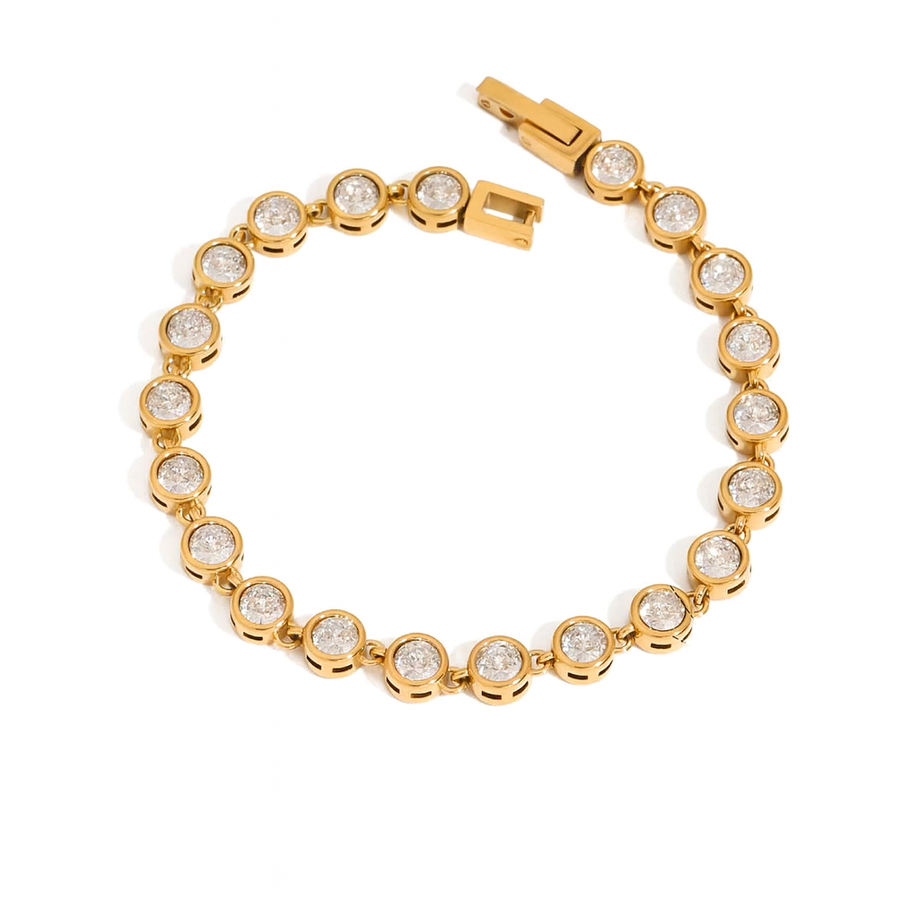 Aurora Circle Tennis Bracelet