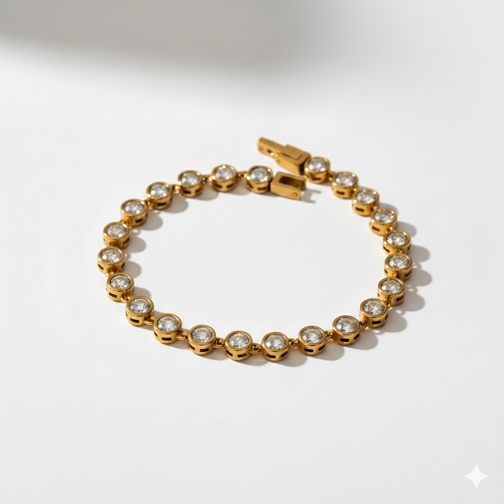 Aurora Circle Tennis Bracelet