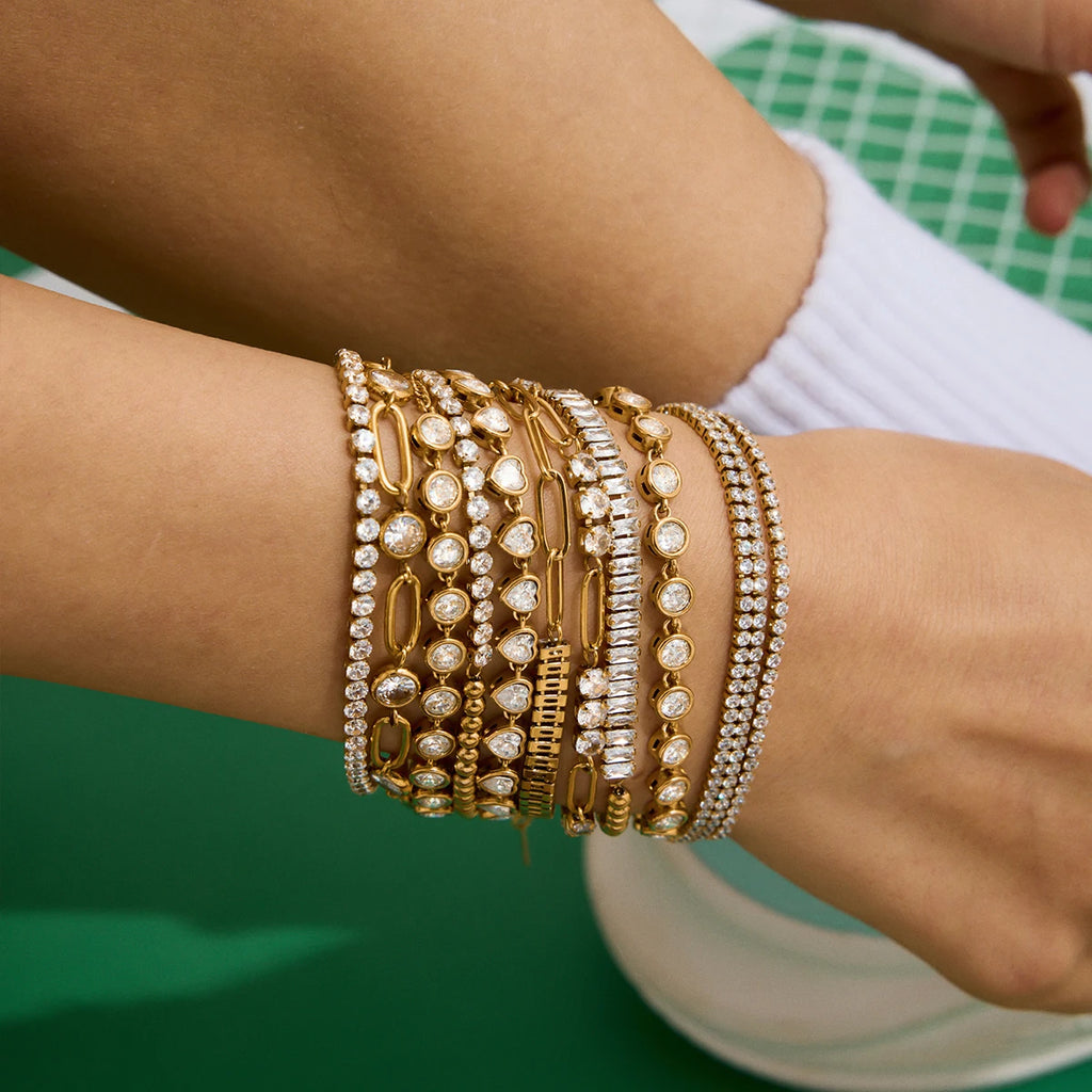 Aurora Circle Tennis Bracelet