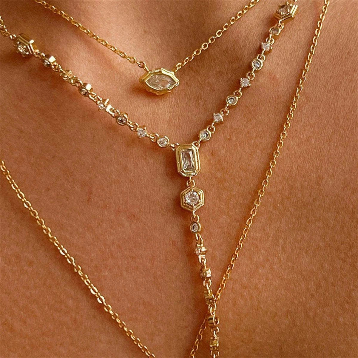 Elliptical Necklace Parama