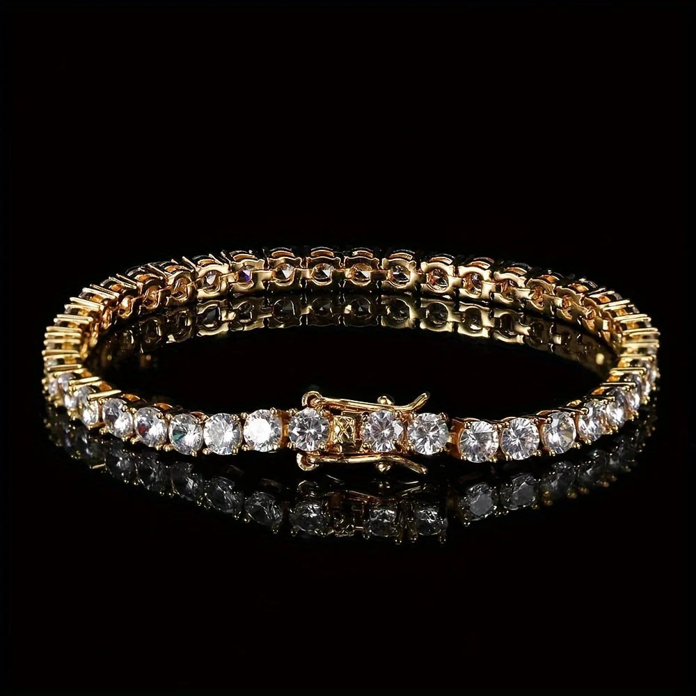 Gold Tennis Bracelet