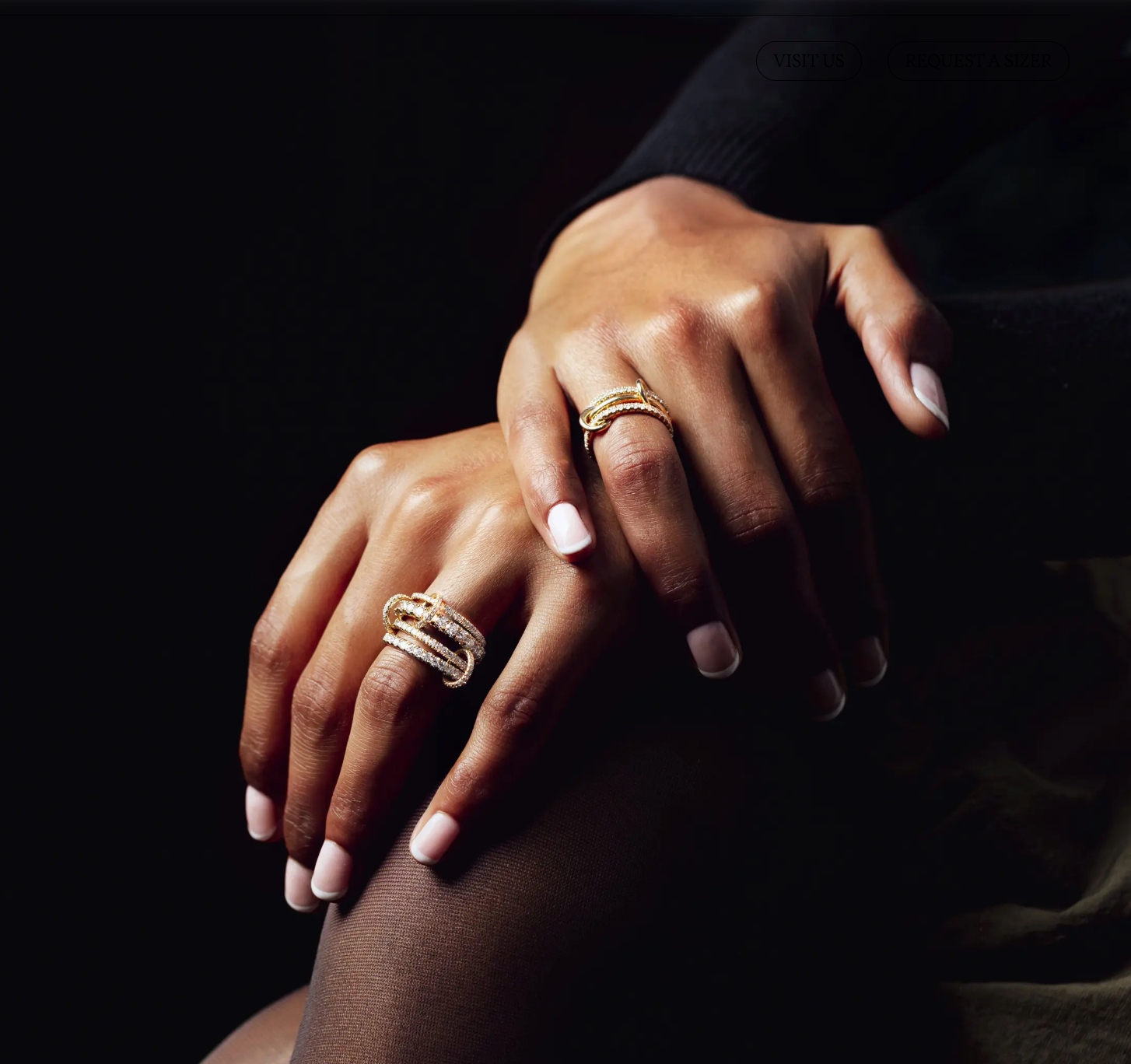 Platinum cocktail ring