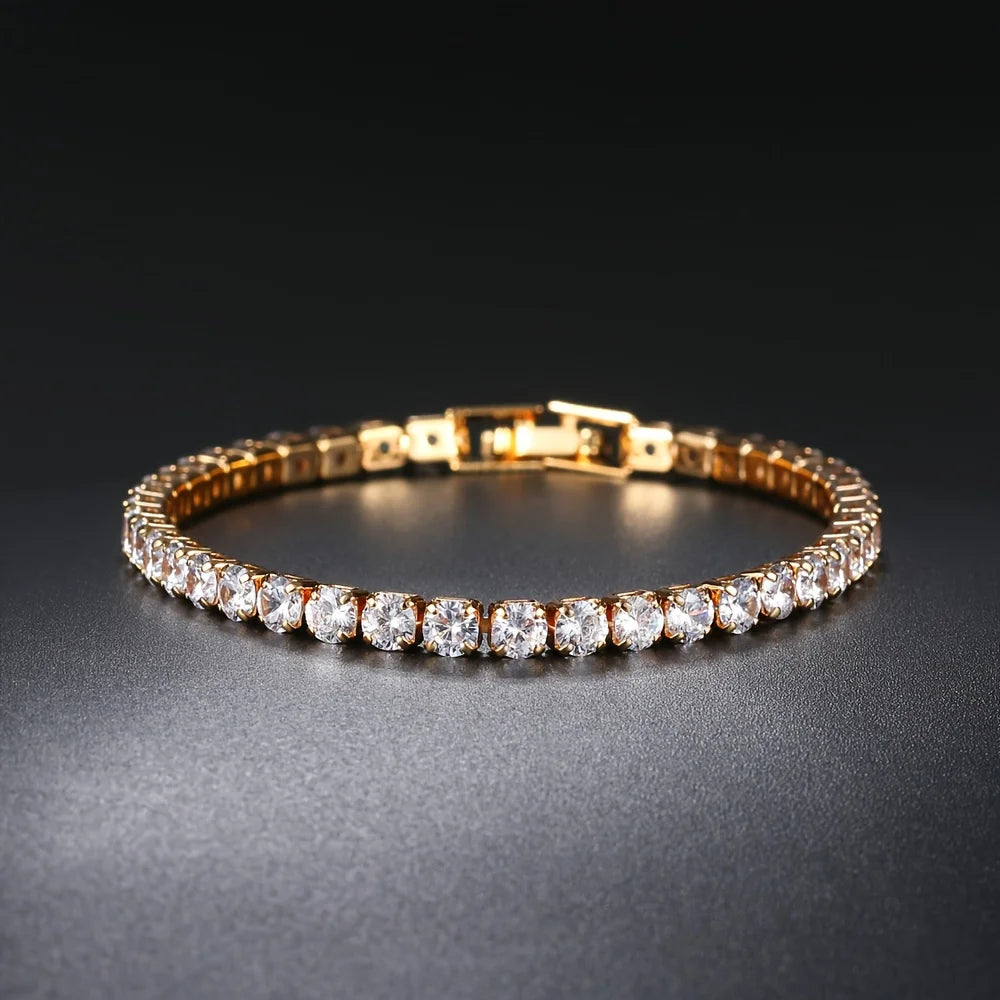 Gold Tennis Bracelet