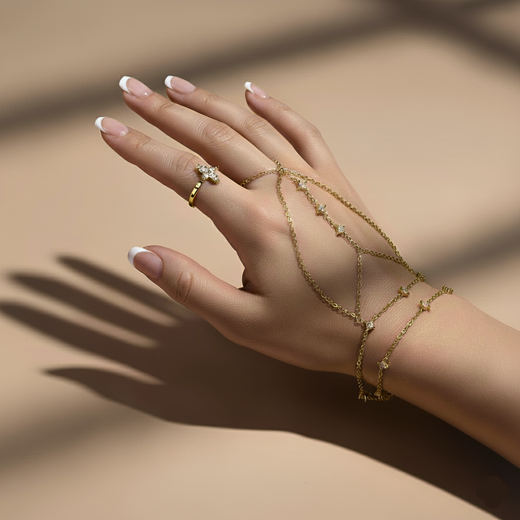 Zenia Trio Hand Chain